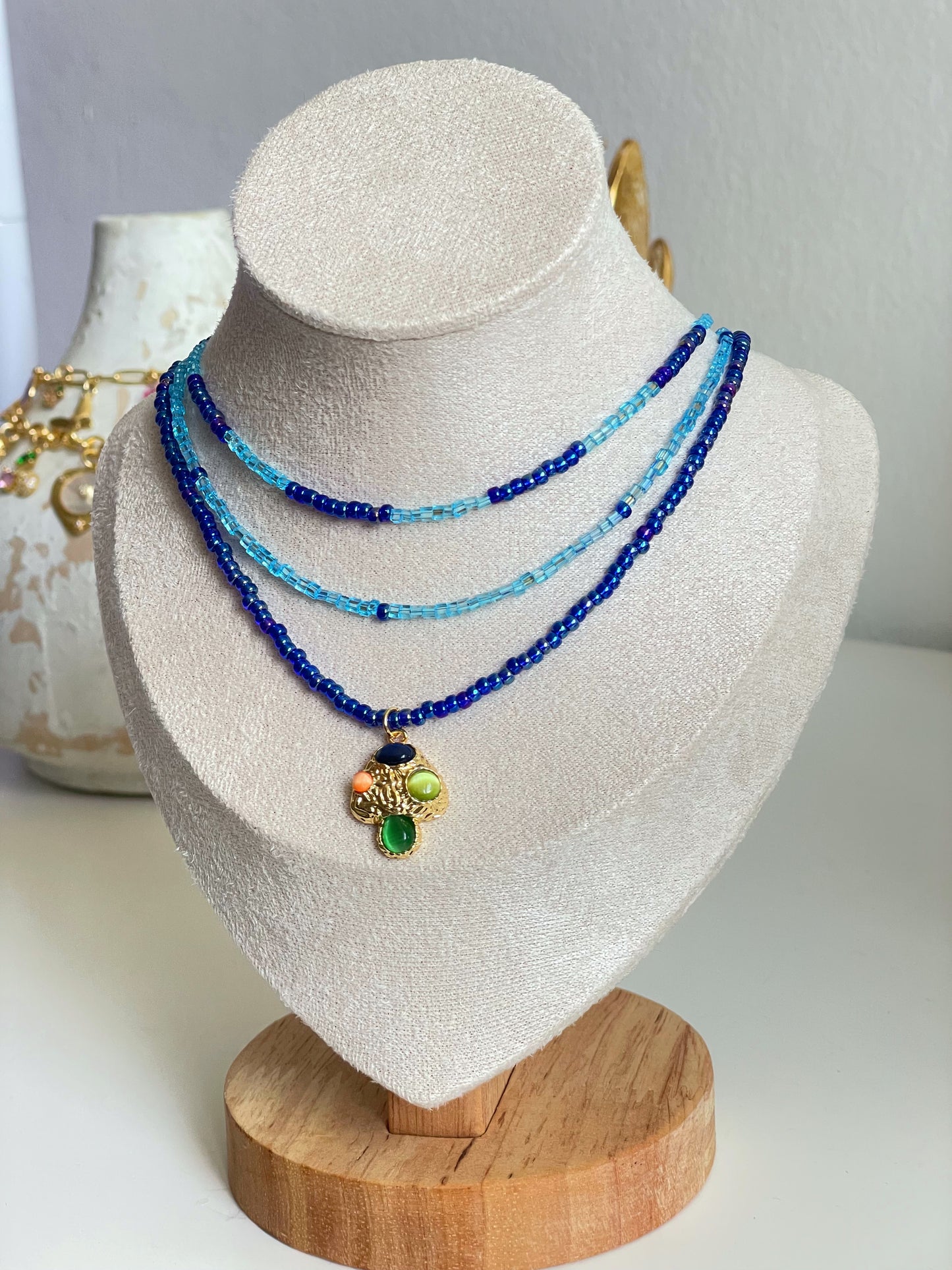 Shades of Blue Necklace