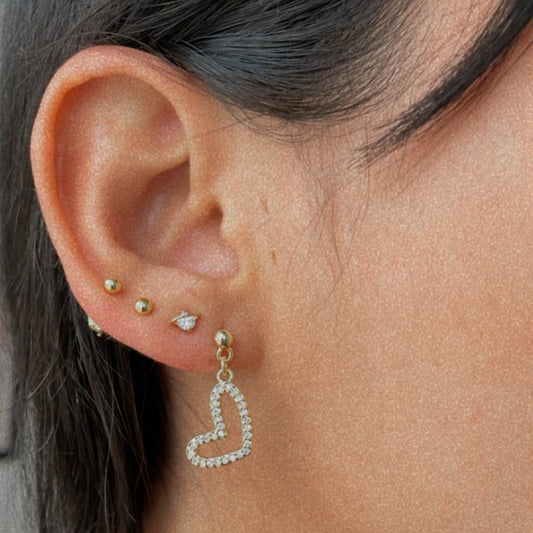 Ari Heart Earrings