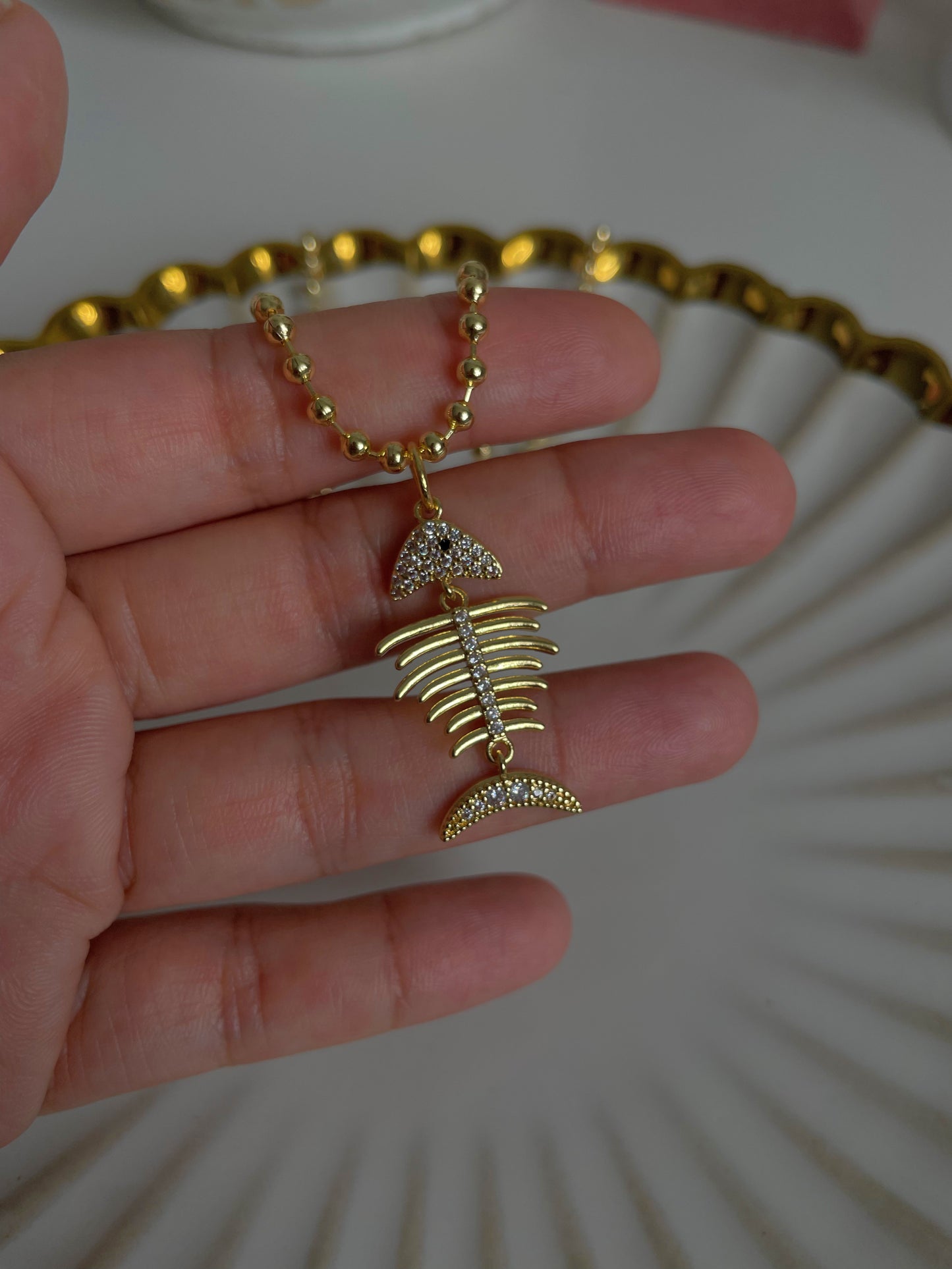 Fishbone Necklace