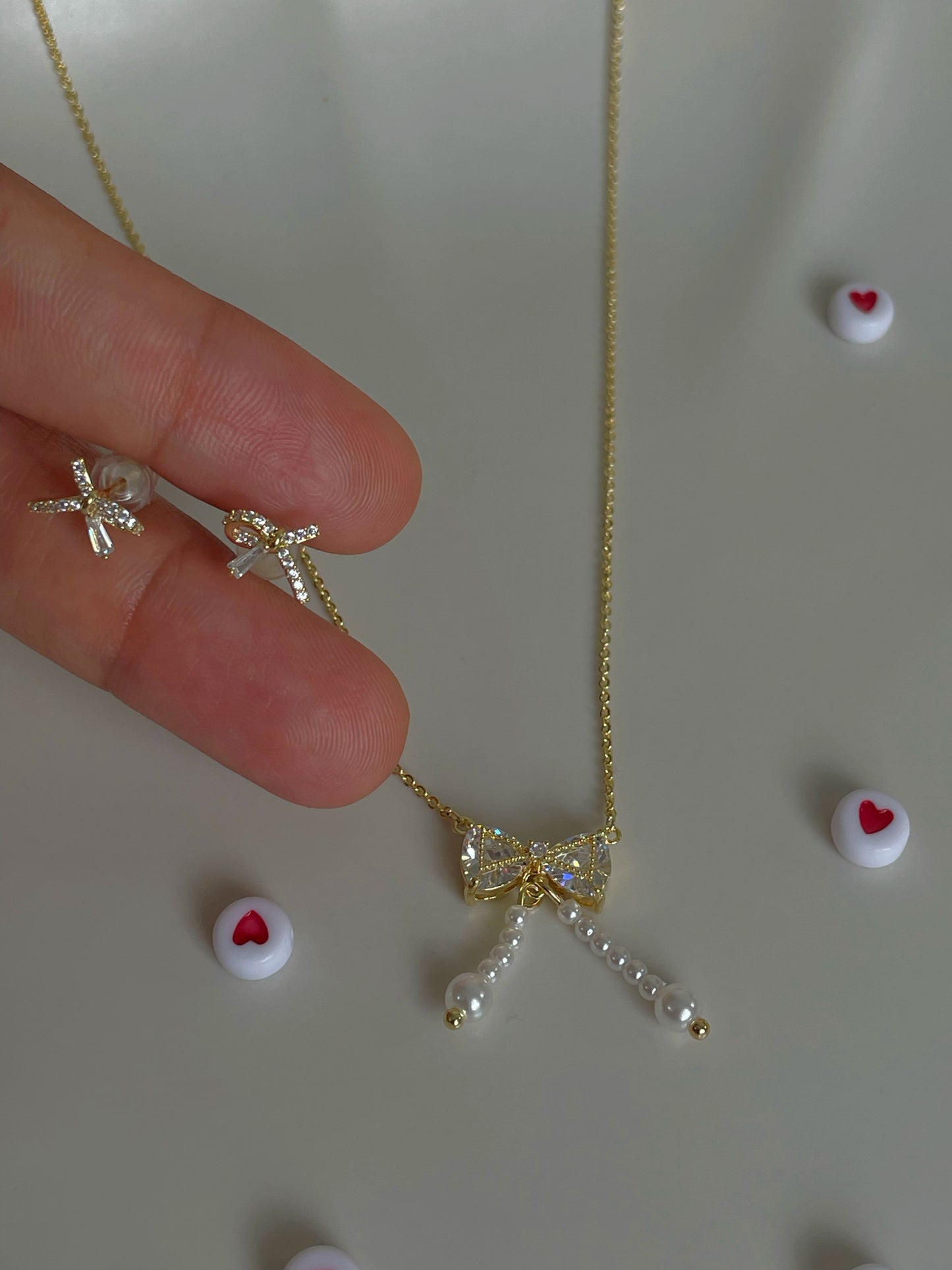 Bow Pendant Necklace