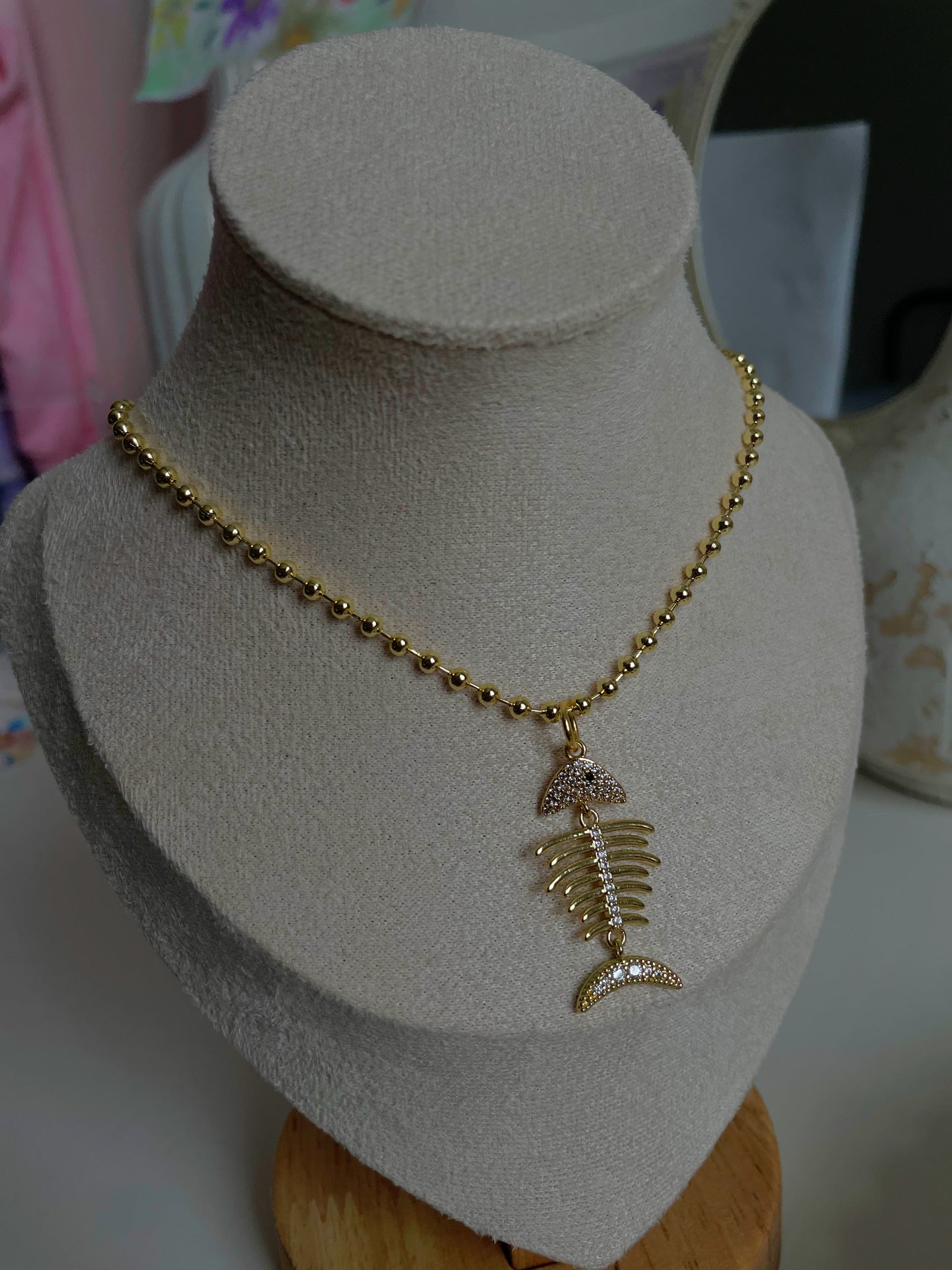 Fishbone Necklace