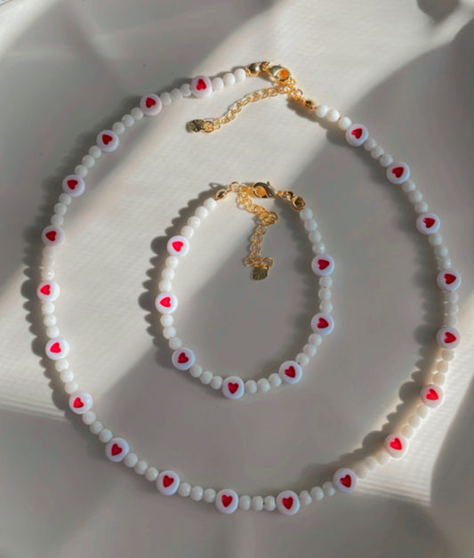 Heart Beaded Necklace