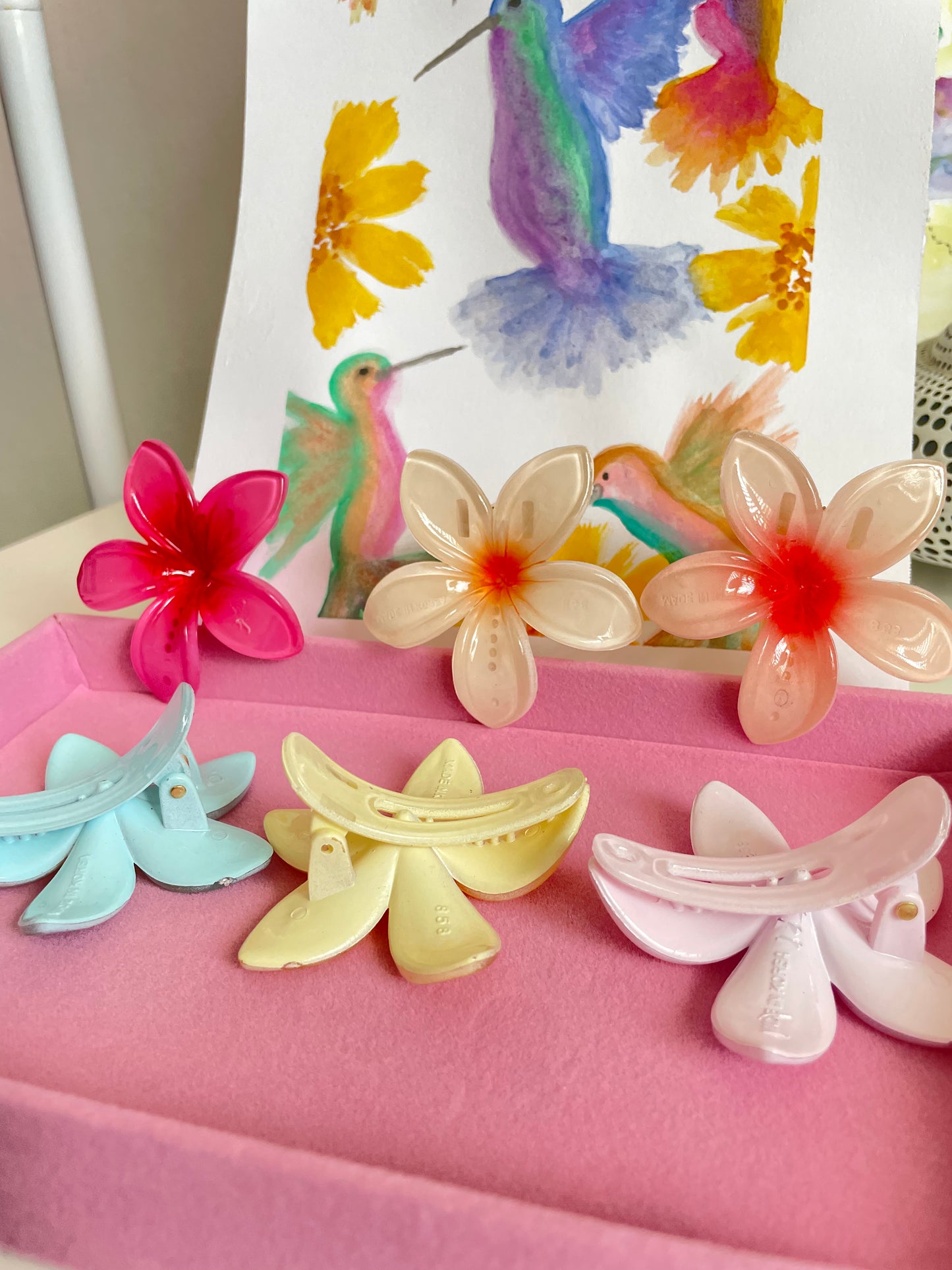 Mini Flower HairClips