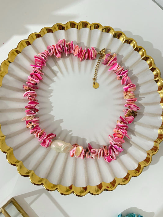 Island Pink Necklace