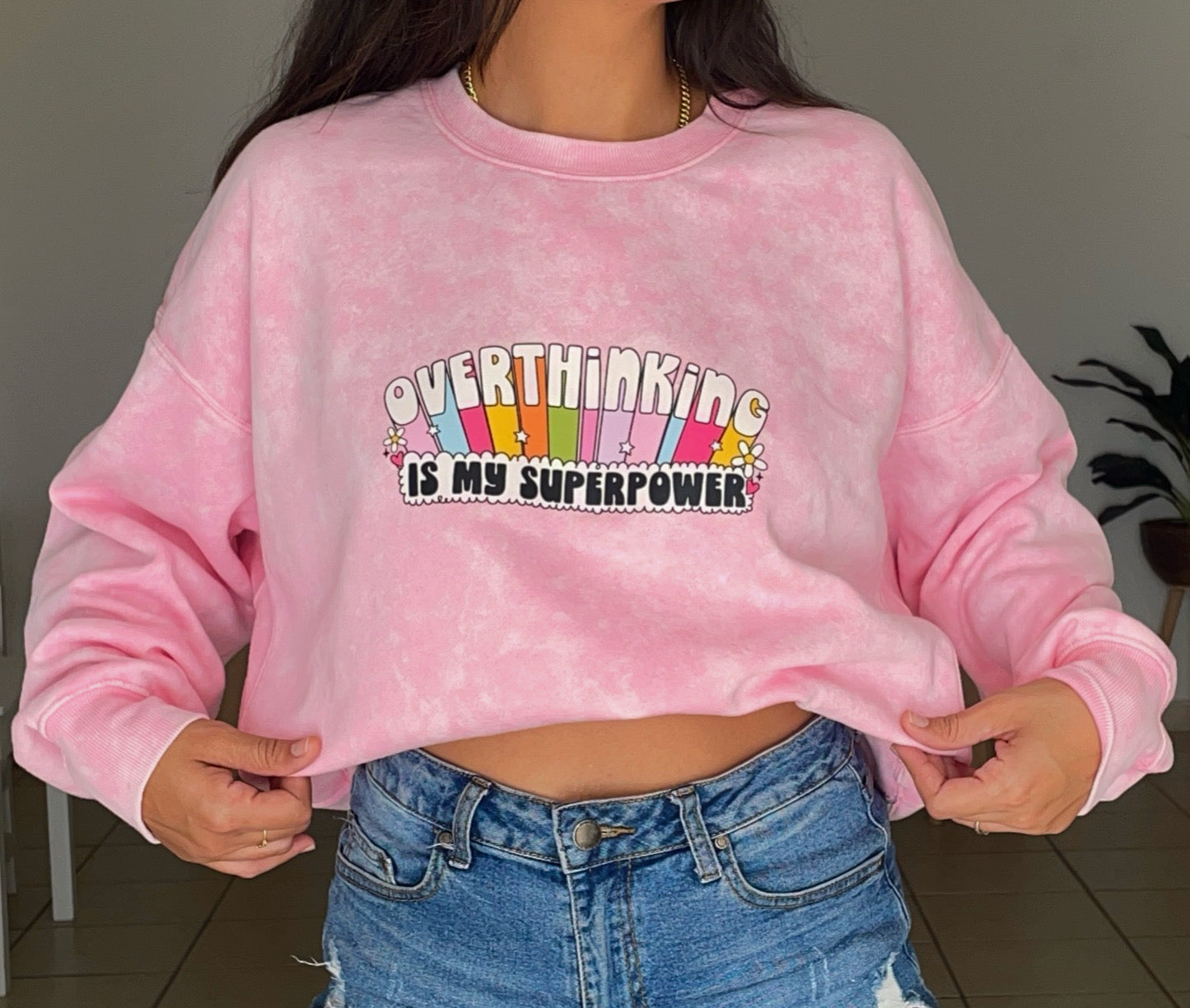 “Overthinking Is My Superpower” Sweater